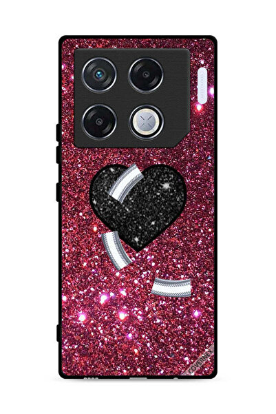 Covernex غطاء حماية لهاتف Infinix GT 20 Pro 5G بتصميم قلب لامع