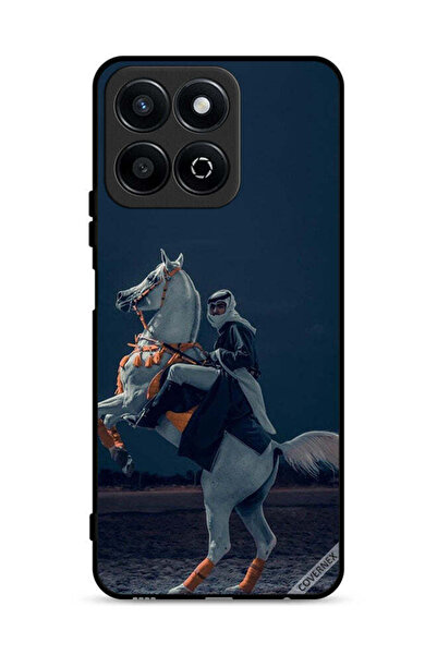 Covernex غطاء حماية لهاتف Honor X7c 4G، شاب على حصان