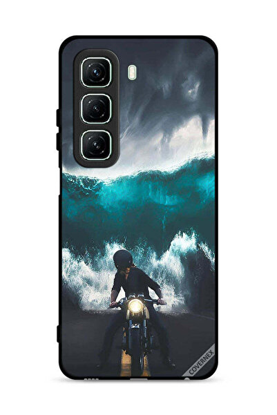 Covernex غطاء حماية لهاتف Infinix Hot 50 5G برسومات موجة مائية