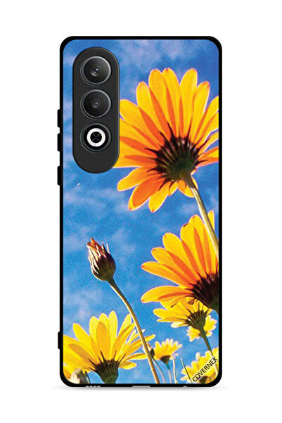 Covernex غطاء حماية لهاتف Oppo K12 Plus 5G بنقشة عباد الشمس
