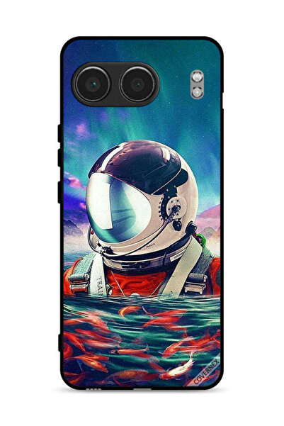 Covernex غطاء حماية لهاتف OnePlus Nord 4 5G بتصميم رائد فضاء في بحر الأسماك
