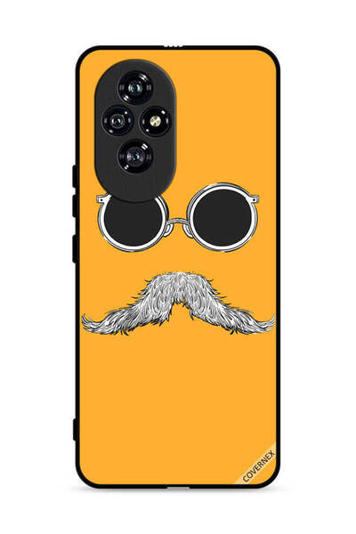 Covernex غطاء حماية لهاتف Honor 200 5G برسومات نظارات وشارب