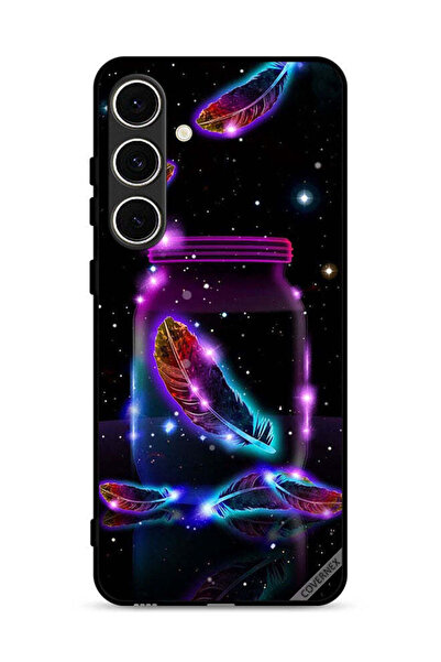 Covernex غطاء حماية لهاتف سامسونج جالاكسي M56 5G بنقشة ريش في جرة