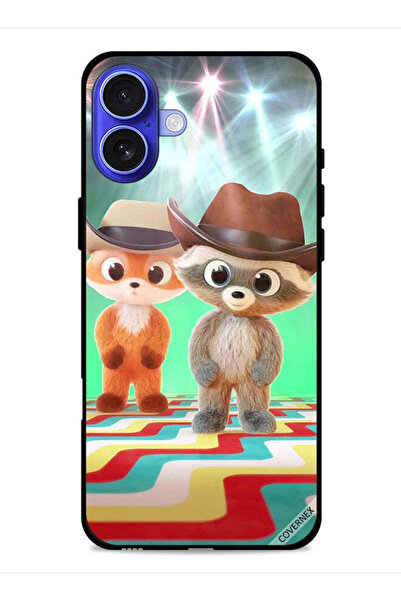 Covernex غطاء حماية لجهاز Apple iPhone 16 Plus بطبعة أرانب