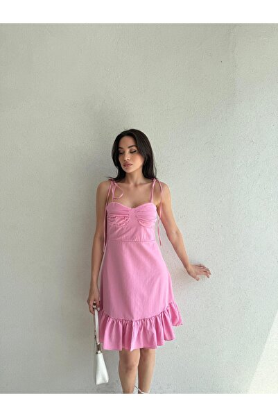 Mooi Butik Weston Mini Dress 4903 - Pink