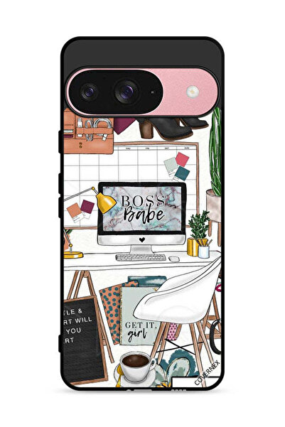 Covernex غطاء حماية لهاتف Google Pixel 9 بتصميم Boss Babe Art Clip