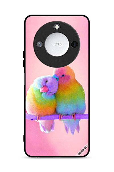 Covernex غطاء حماية لهاتف Honor X60 5G بنقشة طيور لطيفة