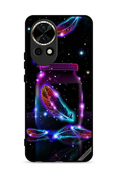 Covernex غطاء حماية لهاتف هواوي نوفا 12 5G بنقشة ريش في جرة