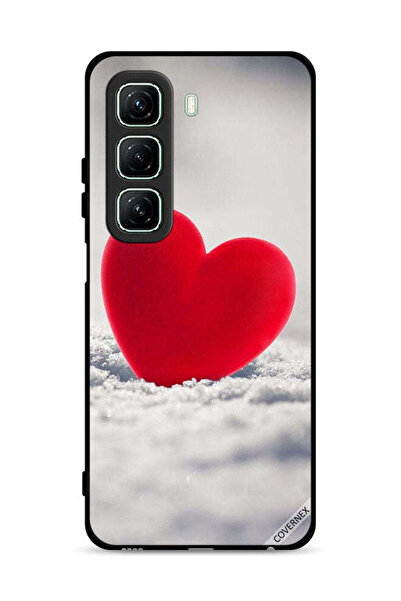 Covernex غطاء حماية لهاتف Infinix Hot 50 5G بتصميم قلب أحمر جميل