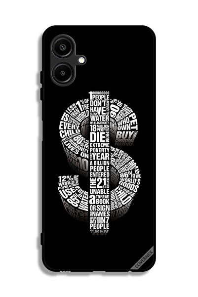 Covernex غطاء حماية لهاتف سامسونج جالاكسي F06 5G بطبعة دولار الخط