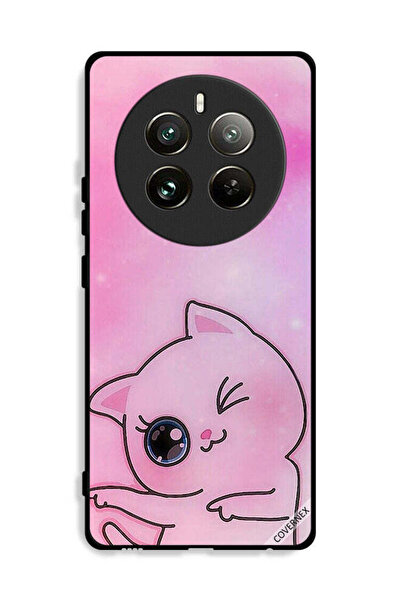 Covernex غطاء حماية لهاتف Realme 12 Pro Plus 5G بتصميم قطة Go This Way