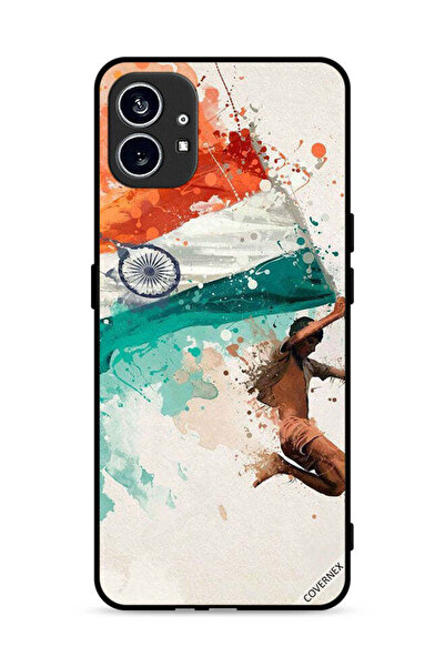 Covernex غطاء حماية لهاتف Nothing Phone (1) 5G يحمل علم الهند أثناء الطيران