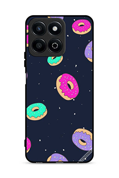 Covernex غطاء حماية لهاتف Honor Play 60 Plus 5G بطبعة دوناتس