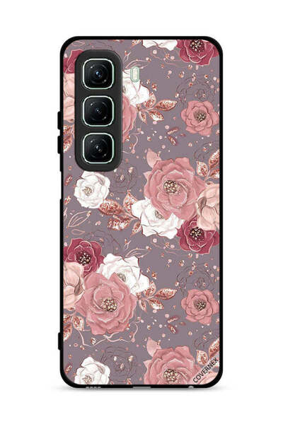 Covernex غطاء حماية لهاتف Infinix Hot 50 5G بخلفية زهرية