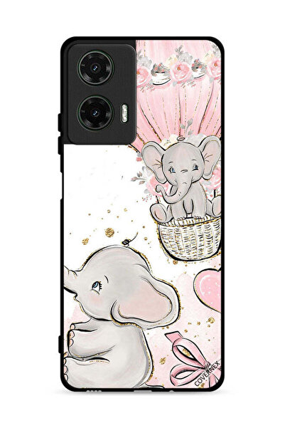 Covernex غطاء حماية لهاتف موتورولا موتو جي 35 5G برسومات فيلة صغيرة