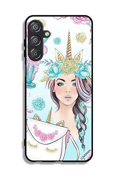Covernex غطاء حماية لهاتف سامسونج جالاكسي M16 5G مزين برسومات رموش على الحقيب...