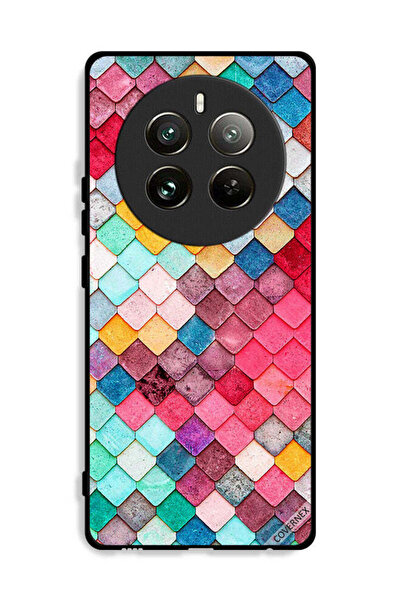 Covernex غطاء حماية لهاتف Realme 12 Pro Plus 5G بنمط مربع ماسي