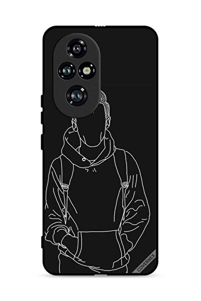 Covernex غطاء حماية لهاتف Honor 200 Pro 5G، رسم لشخصية جاكيت بوي
