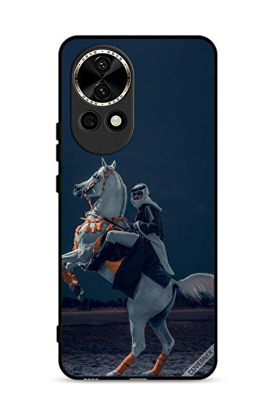 Covernex غطاء حماية لهاتف هواوي نوفا 13 5G، شاب على حصان