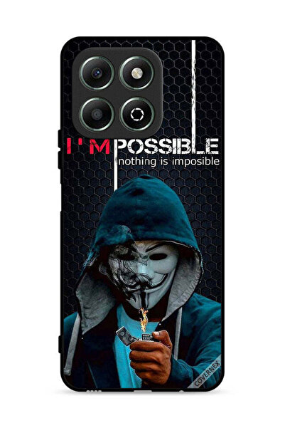Covernex غطاء حماية لهاتف Honor X6b 4G بخلفية "أنا ممكن، لا شيء مستحيل"