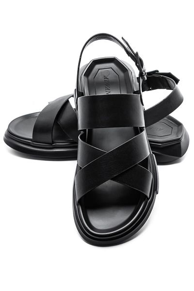 advancer Sandale Barbati 9043-7 Negru |