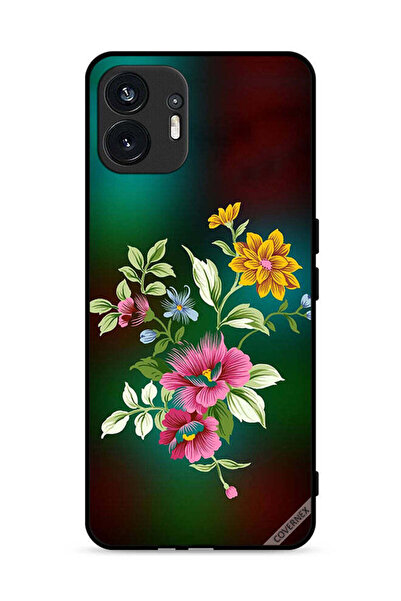 Covernex غطاء حماية لهاتف Nothing Phone (2) 5G عالي الدقة مع زهور