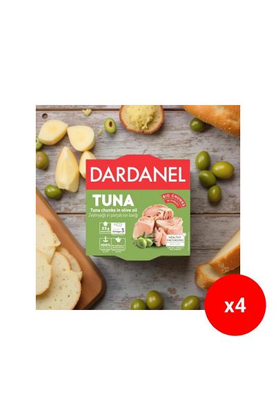 Dardanel Ton în ulei de măsline 150g x 4 bucăți