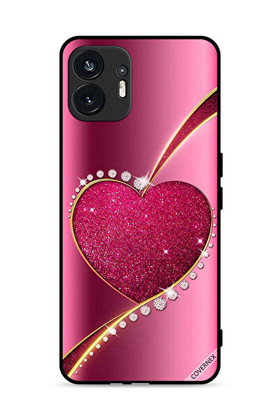 Covernex غطاء حماية لهاتف Nothing Phone (2) 5G بقلب لامع من الألماس