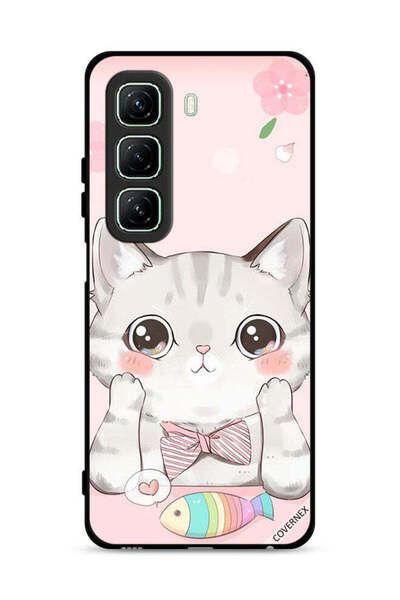 Covernex غطاء حماية لهاتف Infinix Hot 50 5G بتصميم سمكة القط