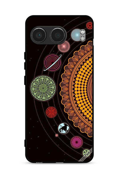 Covernex غطاء حماية لهاتف OnePlus Nord 4 5G بتصميم فن النظام الشمسي الماندالا