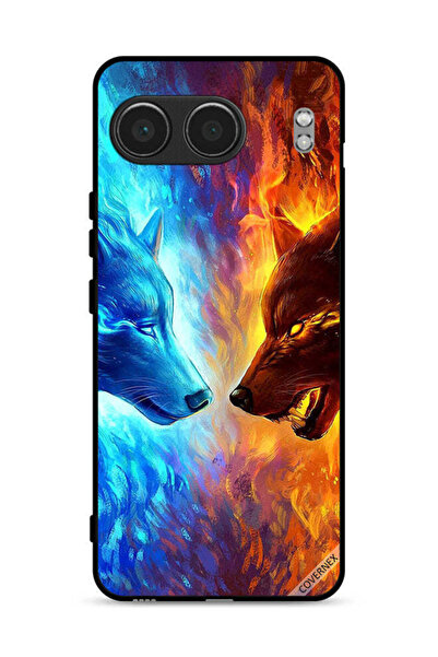 Covernex غطاء حماية لهاتف OnePlus Nord 4 5G بتصميم ذئب الماء والنار