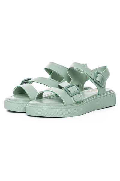 FORMAZIONE Women's Low-Sole Sandals K247-1 Green |