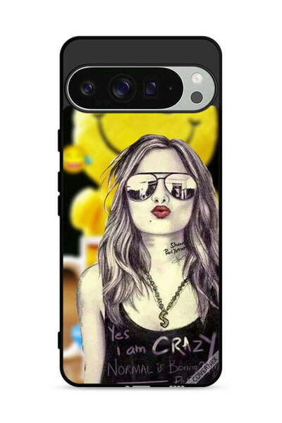 Covernex غطاء حماية لجهاز Google Pixel 9 Pro نعم أنا مجنون، العادي ممل