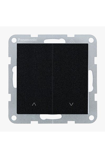 PANASONIC Mechanism for Roller Shutter Switch with Two Buttons - Karre Plus 55 Black