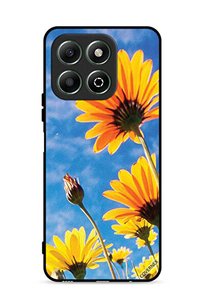 Covernex غطاء حماية لهاتف Honor X6b 4G بنقشة عباد الشمس
