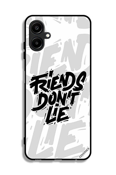 Covernex غطاء حماية لهاتف سامسونج جالاكسي F06 5G، تصميم "أصدقاء الخط لا يكذبون"