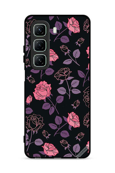 Covernex غطاء حماية لهاتف Infinix Hot 50 5G بنقشة زهور قوطية باستيل