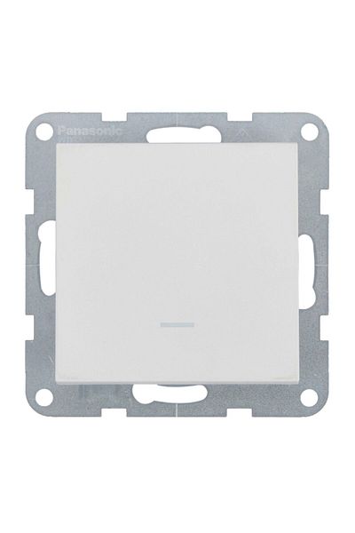PANASONIC Mechanism Switch with LED Karre Plus 55 Soft Touch Seashell