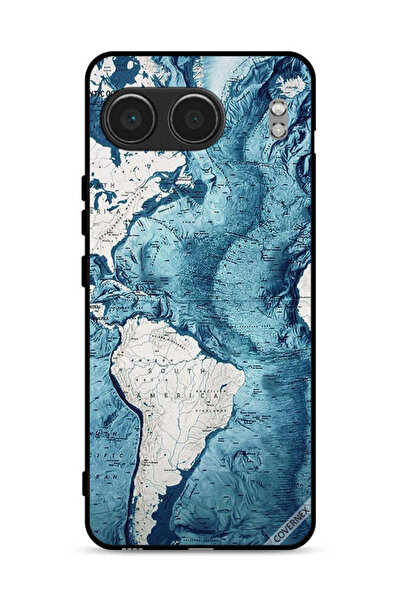 Covernex غطاء حماية لهاتف OnePlus Nord 4 5G برسومات خريطة فنية