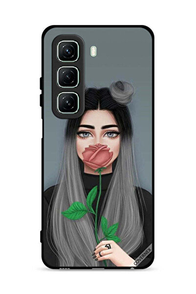 Covernex غطاء حماية لهاتف Infinix Hot 50 5G برسومات فتاة لطيفة