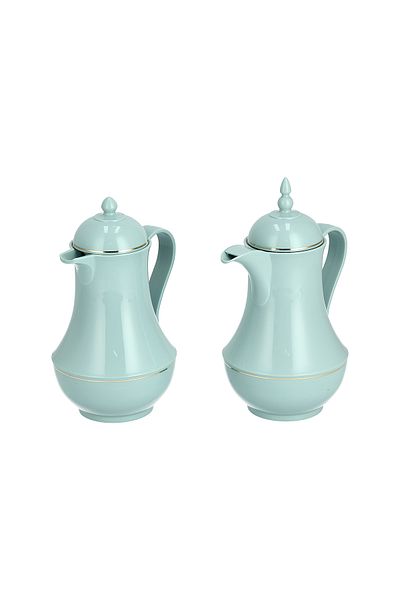 Dallaty green plastic flask 1L 2 pcs