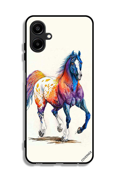 Covernex غطاء حماية لهاتف Samsung Galaxy M06 5G برسومات فنية لرسم الخيول
