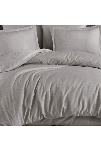Clasy Luxury jacquard satin bed linen, duvet cover 200x220cm, Home, Yoda