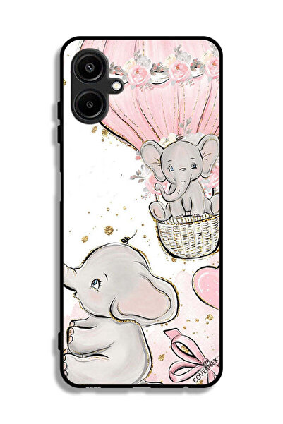 Covernex غطاء حماية لهاتف سامسونج جالاكسي F06 5G برسومات فيلة صغيرة