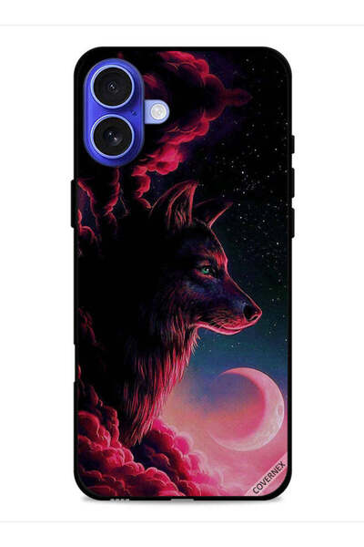 Covernex غطاء حماية لجهاز Apple iPhone 16 Plus بتصميم فن الذئب