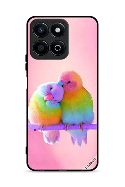 Covernex غطاء حماية لهاتف Honor Play 60 Plus 5G بنقشة طيور لطيفة
