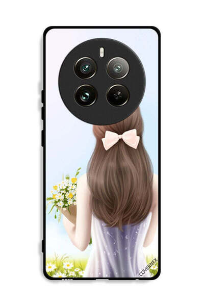 Covernex غطاء حماية لهاتف Realme 12 Pro Plus 5G بنقشة فتاة جميلة