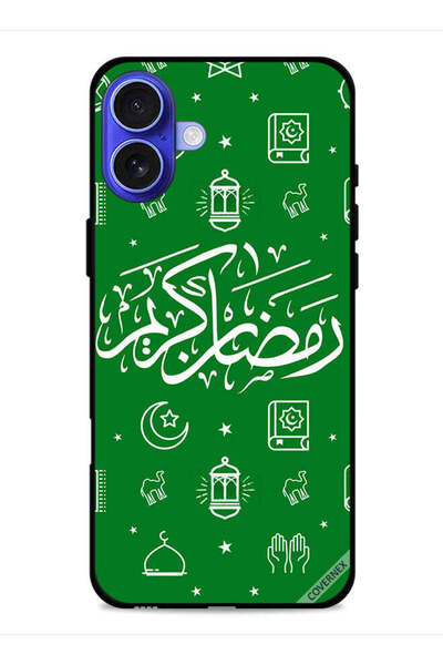 Covernex غطاء حماية لجهاز آيفون 16 من آبل - رمضان كريم - أخضر