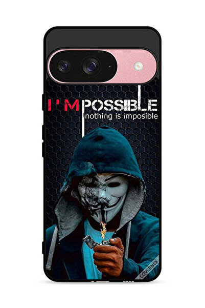 Covernex غطاء حماية لجهاز Google Pixel 9 - خلفية "أنا ممكن، لا شيء مستحيل"
