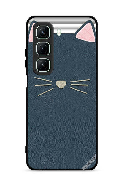 Covernex غطاء حماية لهاتف Infinix Hot 50 5G بنقشة جلد قطة فنية